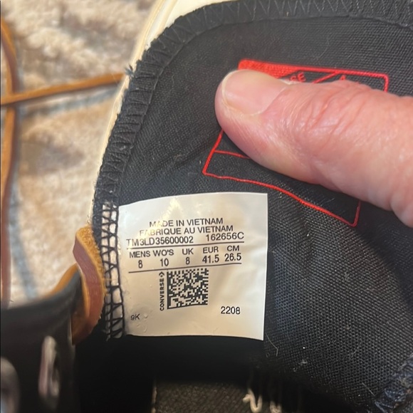 Converse Brown High-Top Sneakers Classic Style leather Cabrera women’s 10 men’s8 - Picture 7 of 8